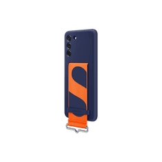 SAMSUNG Galaxy S21 FE Szilikon tok pánttal,Kék (OSAM-EF-GG990TNEG)