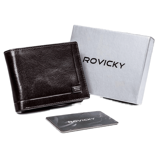 Factoryprice Férfi bőr pénztárca Rovicky CPR-021-BAR RFID RFID CPR-021-BAR_398688