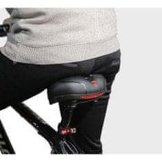 BigBuy Ergomomikus, légáteresztő és könnyen felszerelhető kerékpár ülés vízálló esőhuzattal - fekete (BB-20987)