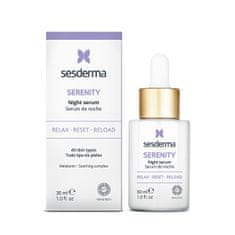 Sesderma Megújító éjszakai arcápoló szérum Serenity (Night Serum) 30 ml