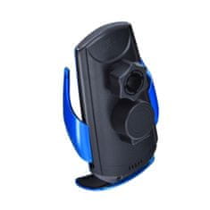 TKG Telefontartó: Forcell HS1 - Univerzális, fekete / kék szellőzőrácsra / szélvédőre rögzíthető automata telefontartó