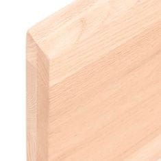 Greatstore kezeletlen tömör tölgyfa asztallap 160x60x4 cm