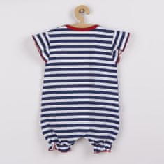 NEW BABY Lányok nyári overall Marine - 80 (9-12m)