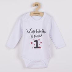 NEW BABY Új baba A nagymamám csak egy top - 62 (3-6m)