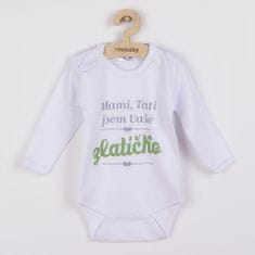 NEW BABY Nyomtatott bodysuit Mommy, Daddy I'm Your Sweetheart - 56 (0-3m)