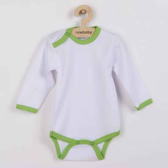 NEW BABY Baba bodysuit zöld szegéllyel - 68 (4-6m)