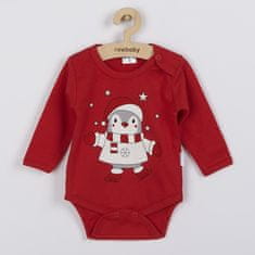 NEW BABY Új baba téli pingvin hosszú ujjú bodysuit - 74 (6-9m)