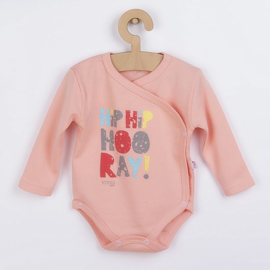 KOALA Hip-Hip bébi body - rózsaszín - 68 (4-6m)