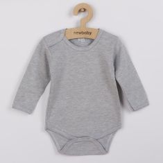 NEW BABY Classic II bébi body - szürke - 86 (12-18m)