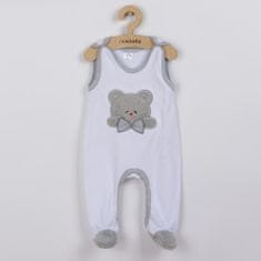 NEW BABY Luxus Honey Bear baba pulóver 3D applikációval - 68 (4-6m)