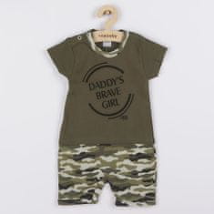 NEW BABY Új Baby Army lány nyári overall - 56 (0-3m)