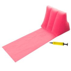 KIK KX4984 Strandszőnyeg rózsaszín háttámlával
