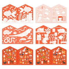 Petit collage Petit kollázs színezés matricákkal Háziállatok