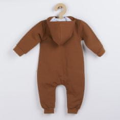 KOALA Baby Jumpsuit One Way Only Barna - 56 (0-3m)