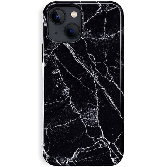 WOZINSKY Wozinsky Marble szilikon tok Apple iPhone 13 telefonhoz KP10047 fekete