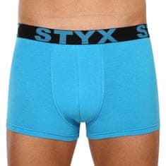 Styx 3PACK Nagyméretű kék férfi boxeralsó sport gumi (3R96879) - méret 5XL