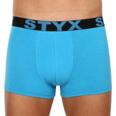 Styx 3PACK Nagyméretű kék férfi boxeralsó sport gumi (3R96879) - méret XXXL