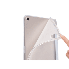 Devia Apple iPad 10.2 (2019/2020/2021) tablet tok (Smart Case) on/off funkcióval, Apple Pencil tartóval - Gremlin Series Case With Pencil Slot - kék (ST378829)