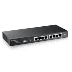 Zyxel GS1915-8 Vezérelt L2 Gigabit Ethernet (10/100/1000) Fekete (GS1915-8-EU0101F)