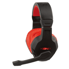 Konix Drakkar Skald gaming headset fekete-piros (KX-GH-PC) (KX-GH-PC)