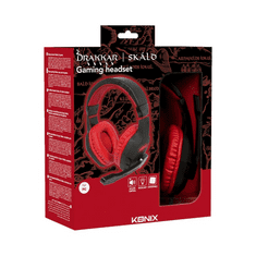 Konix Drakkar Skald gaming headset fekete-piros (KX-GH-PC) (KX-GH-PC)