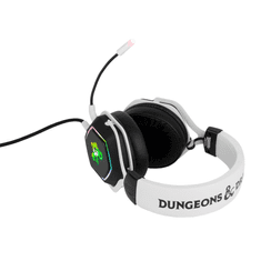 Konix Dungeons & Dragons Rainbow gaming headset fekete-fehér (KX-DND-GH-RBW-PC) (KX-DND-GH-RBW-PC)