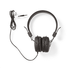 Nedis mikrofonos fejhallgató fekete (HPWD1100BK) (HPWD1100BK)