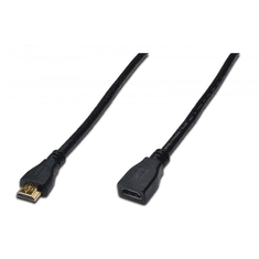 Digitus AK-330201-020-S High Speed HDMI hosszabbító kábel Ethernettel M/F 2m (AK-330201-020-S)