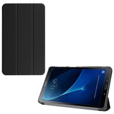 TokShop Samsung Galaxy Tab A 10.1 (2016) SM-T580 / T585, mappa tok, Trifold, fekete (RS65175)