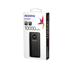 A-Data P10000QCD Power Bank 10000mAh fekete (AP10000QCD-DGT-CBK) (AP10000QCD-DGT-CBK)