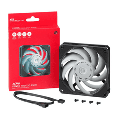 A-Data XPG Vento Pro 120 PWM 120mm ház hűtő ventilátor (VENTOPRO120PWM-BKCWW) (VENTOPRO120PWM-BKCWW)