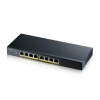 GS1900-8HP v3 PoE Vezérelt L2 Gigabit Ethernet (10/100/1000) Ethernet-áramellátás (PoE) támogatása Fekete (GS1900-8HP-EU0103F)