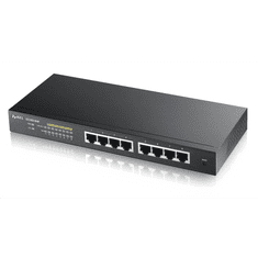 Zyxel GS1900-8HPV2 8-Portos GbE Smart Managed PoE Switch (GS1900-8HP-EU0102F) (GS1900-8HP-EU0102F)