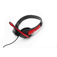 Iris F-25 vezetékes headset piros (F-25)