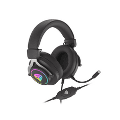 Natec Genesis Neon 750 RGB Gaming mikrofonos fejhallgató fekete (NSG-1792) (NSG-1792)