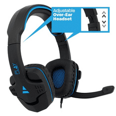 Ewent PL3320 Gaming Headset Black/Blue (PL3320)