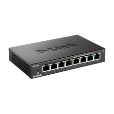 D-LINK D-LINK Switch 8x100Mbps Fémházas Asztali, DES-108/E (DES-108/E)