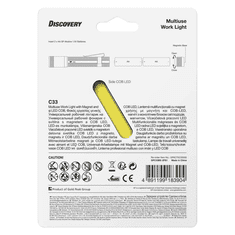 GP Discovery C33 LED zseblámpa + 2 x AA elem fekete (P8504) (P8504)