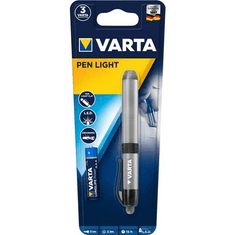 Varta Golyóstoll formájú LED-es zseblámpa, ezüst, 15 óra, 16 g, 14611101421 (14611101421)