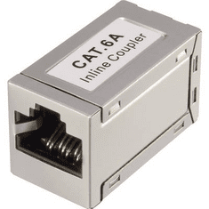 Renkforce RJ45 csatlakozó közösítő CAT 6A, 1x RJ45 alj - 1x RJ45 alj, fehér, (RF-4723812)