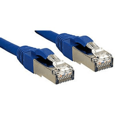 RJ45 Hálózat Csatlakozókábel CAT 6 S/FTP 3.00 m Kék Védővel LINDY