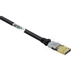 Renkforce DisplayPort kábel [1x DisplayPort dugó - 1x DisplayPort dugó] 0,5 m fekete 3840 x 2160 pixel (RF-4229022)