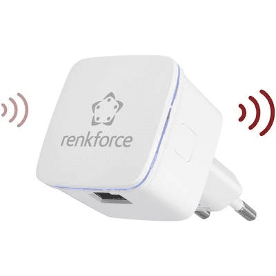 Renkforce WLAN hatótáv növelő, Wifi jelerősítő 300 Mbit/s 2.4 GHz, RF-WR-N300MINI (RF-4723578)