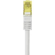 Renkforce RJ45-ös patch kábel, hálózati LAN kábel, tűzálló, CAT 7 S/FTP [1x RJ45 dugó - 1x RJ45 dugó] 15 m szürke, (RF-4149876)