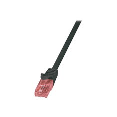 LogiLink PrimeLine - patch cable - 3 m - black (CQ3063S)