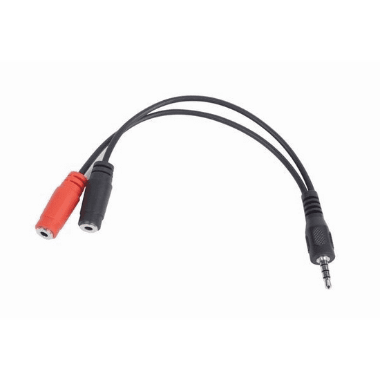 Gembird Cablexpert Adapter Stereo jack male 3.5 mm --> 2 x Stereo jack female 3.5 mm (CCA-417) (CCA-417)