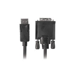 Lanberg DisplayPort --> DVI-D kábel 1.8m (CA-DPDV-10CU-0018-BK) (CA-DPDV-10CU-0018-BK)