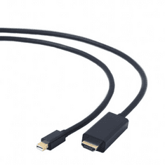 Gembird Mini DisplayPort 1.2 -> HDMI M/M kábel 1.8m fekete (CC-mDP-HDMI-6) (CC-mDP-HDMI-6)