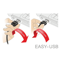 DELOCK 83371 Easy-USB 2.0 A apa --> USB 2.0 A anya hosszabbító kábel 2 m (83371)