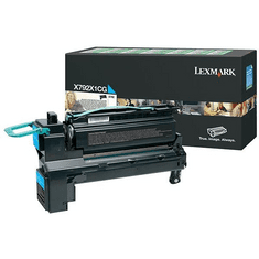 Lexmark X792 extra nagy kapacitású festékkazetta ciánkék (X792X1CG) (X792X1CG)